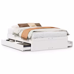 VidaXL 3308805, White, 143.5 cm, 2.04 m, 41 cm, 1400 x 2000 mm, 620 x 360 x 185 mm