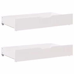 vidaXL Bed Frame without Mattress White 180x200 cm Super King Solid Wood Pine - Additional view 5