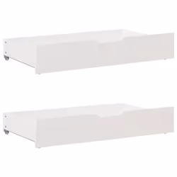 vidaXL Bed Frame without Mattress White 120x190 cm Small Double Solid Wood Pine - Additional view 5
