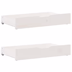 vidaXL Bed frame without Mattress Bed Wax Solid Wood Pine - white, 180 x 200 cm - Additional view 5