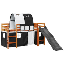 VidaXL 3309107 kids bed Black, White Polyester