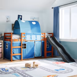 VidaXL 3309108 kids bed Blue Polyester