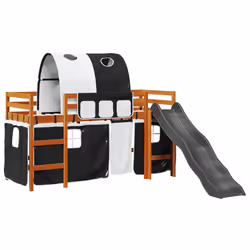 VidaXL 3309116, Black, White, Polyester, 90 x 190 mm, 1 pc(s)