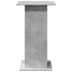vidaXL Bar Table with Storage Pub Bistro Table Concrete Grey Engineered Wood - Additional view 4