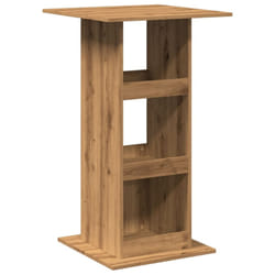 vidaXL Bar Table with Storage Pub Bistro Table Artisan Oak Engineered Wood