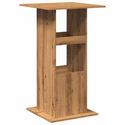vidaXL Bar Table with Storage Pub Bistro Table Artisan Oak Engineered Wood - Additional view 5