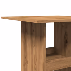 vidaXL Bar Table with Storage Pub Bistro Table Artisan Oak Engineered Wood - Additional view 6