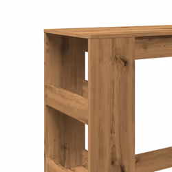 vidaXL Bar Table with Racks Pub Table Bistro Table Artisan Oak Engineered Wood - Additional view 6