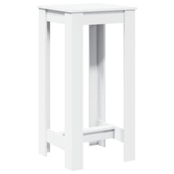 vidaXL Bar Table Kitchen Counter Table Bistro Table White Engineered Wood