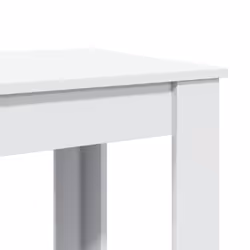 vidaXL Bar Table Kitchen Counter Table Bistro Table White Engineered Wood - Additional view 6