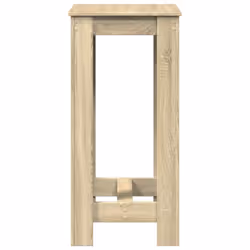 vidaXL Bar Table Kitchen Pub Table Bistro Table Sonoma Oak Engineered Wood - Additional view 4