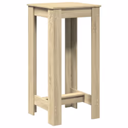 vidaXL Bar Table Kitchen Pub Table Bistro Table Sonoma Oak Engineered Wood - Additional view 5