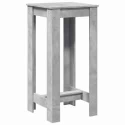 vidaXL Bar Table Kitchen Pub Table Bistro Table Concrete Grey Engineered Wood - Additional view 5