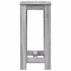 vidaXL Bar Table Kitchen Pub Table Bistro Table Grey Sonoma Engineered Wood - Additional view 4