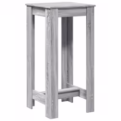 vidaXL Bar Table Kitchen Pub Table Bistro Table Grey Sonoma Engineered Wood - Additional view 5