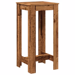 vidaXL Bar Table Kitchen Counter Table Bistro Table Old Wood Engineered Wood