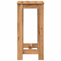 vidaXL Bar Table Kitchen Pub Table Bistro Table Artisan Oak Engineered Wood - Additional view 4