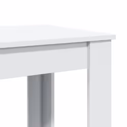 vidaXL Bar Table Kitchen Counter Table Bistro Table White Engineered Wood - Additional view 6