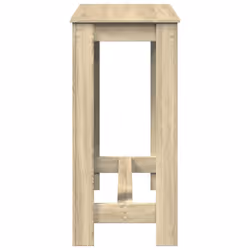 vidaXL Bar Table Kitchen Pub Table Bistro Table Sonoma Oak Engineered Wood - Additional view 4