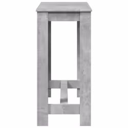 vidaXL Bar Table Kitchen Pub Table Bistro Table Concrete Grey Engineered Wood - Additional view 4