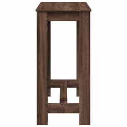vidaXL Bar Table Kitchen Pub Table Bistro Table Brown Oak Engineered Wood - Additional view 4