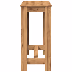 vidaXL Bar Table Kitchen Pub Table Bistro Table Artisan Oak Engineered Wood - Additional view 4
