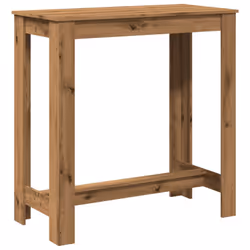 vidaXL Bar Table Kitchen Pub Table Bistro Table Artisan Oak Engineered Wood - Additional view 5