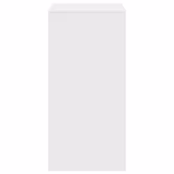 vidaXL Bar Table Kitchen Counter Table Bistro Table White Engineered Wood - Additional view 4