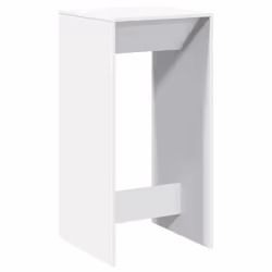 vidaXL Bar Table Kitchen Counter Table Bistro Table White Engineered Wood - Additional view 5
