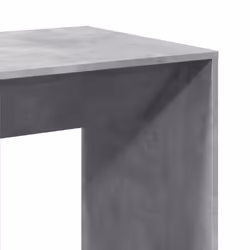 vidaXL Bar Table Kitchen Pub Table Bistro Table Concrete Grey Engineered Wood - Additional view 6