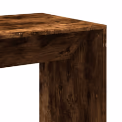 vidaXL Bar Table Kitchen Counter Table Bistro Table Smoked Oak Engineered Wood - Additional view 6