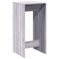 vidaXL Bar Table Kitchen Pub Table Bistro Table Grey Sonoma Engineered Wood - Additional view 5