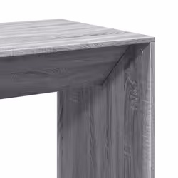vidaXL Bar Table Kitchen Pub Table Bistro Table Grey Sonoma Engineered Wood - Additional view 6