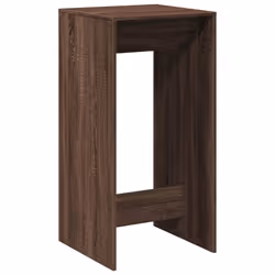 vidaXL Bar Table Kitchen Counter Table Bistro Table Brown Oak Engineered Wood