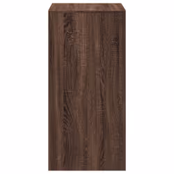 vidaXL Bar Table Kitchen Counter Table Bistro Table Brown Oak Engineered Wood - Additional view 4