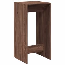 vidaXL Bar Table Kitchen Counter Table Bistro Table Brown Oak Engineered Wood - Additional view 5