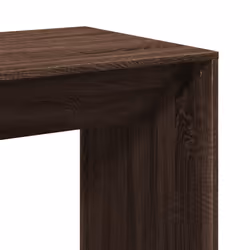 vidaXL Bar Table Kitchen Counter Table Bistro Table Brown Oak Engineered Wood - Additional view 6