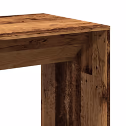 vidaXL Bar Table Kitchen Counter Table Bistro Table Old Wood Engineered Wood - Additional view 6