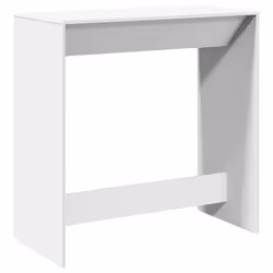 vidaXL Bar Table Kitchen Counter Table Bistro Table White Engineered Wood - Additional view 5