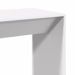 vidaXL Bar Table Kitchen Counter Table Bistro Table White Engineered Wood - Additional view 6