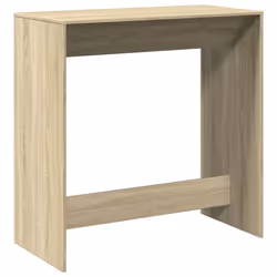 vidaXL Bar Table Kitchen Counter Table Bistro Table Sonoma Oak Engineered Wood