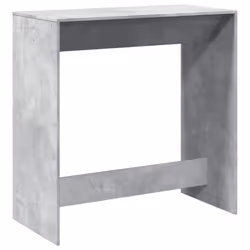 vidaXL Bar Table Kitchen Pub Table Bistro Table Concrete Grey Engineered Wood - Additional view 5