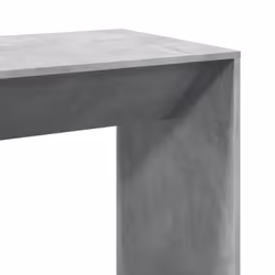 vidaXL Bar Table Kitchen Pub Table Bistro Table Concrete Grey Engineered Wood - Additional view 6