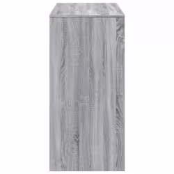 vidaXL Bar Table Kitchen Pub Table Bistro Table Grey Sonoma Engineered Wood - Additional view 4