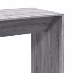vidaXL Bar Table Kitchen Pub Table Bistro Table Grey Sonoma Engineered Wood - Additional view 6