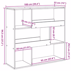 VidaXL 854436 living room bookcase - Additional view 3