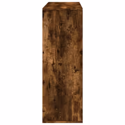 vidaXL Book Cabinet/Room Divider Bookcase Storage Rack Bookshelf - smoked oak, 100 x 33 x 94.5 cm - Additional view 4