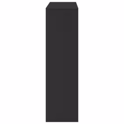 vidaXL Book Cabinet/Room Divider Bookcase Storage Cabinet Bookshelf Old Wood - black, 100 x 33 x 115 cm - Additional view 4