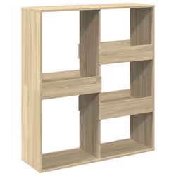 vidaXL Book Cabinet/Room Divider Bookcase Storage Cabinet Bookshelf Old Wood - sonoma oak, 100 x 33 x 115 cm - Additional view 5