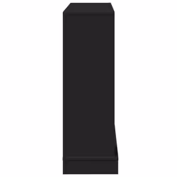 vidaXL Fireplace Surround Fire Surround Only Fireplace Frame Engineered Wood - black - Additional view 4